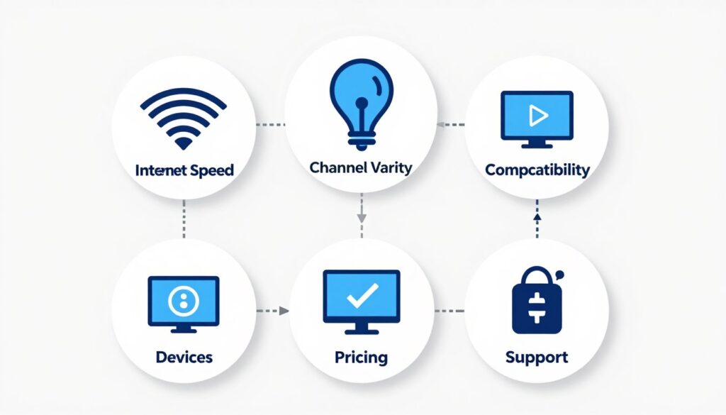 factors to consider when selecting best iptv for firestick