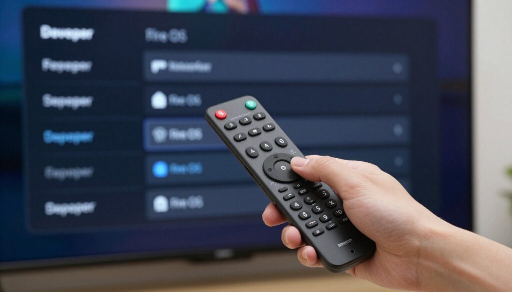 Amazon Firestick settings screen showing installation process for IPTV applications